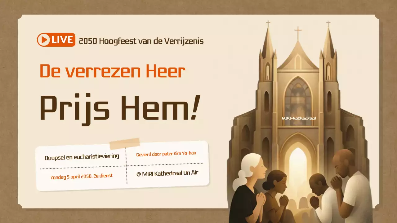 Bruine schoonmaak Paasevenement