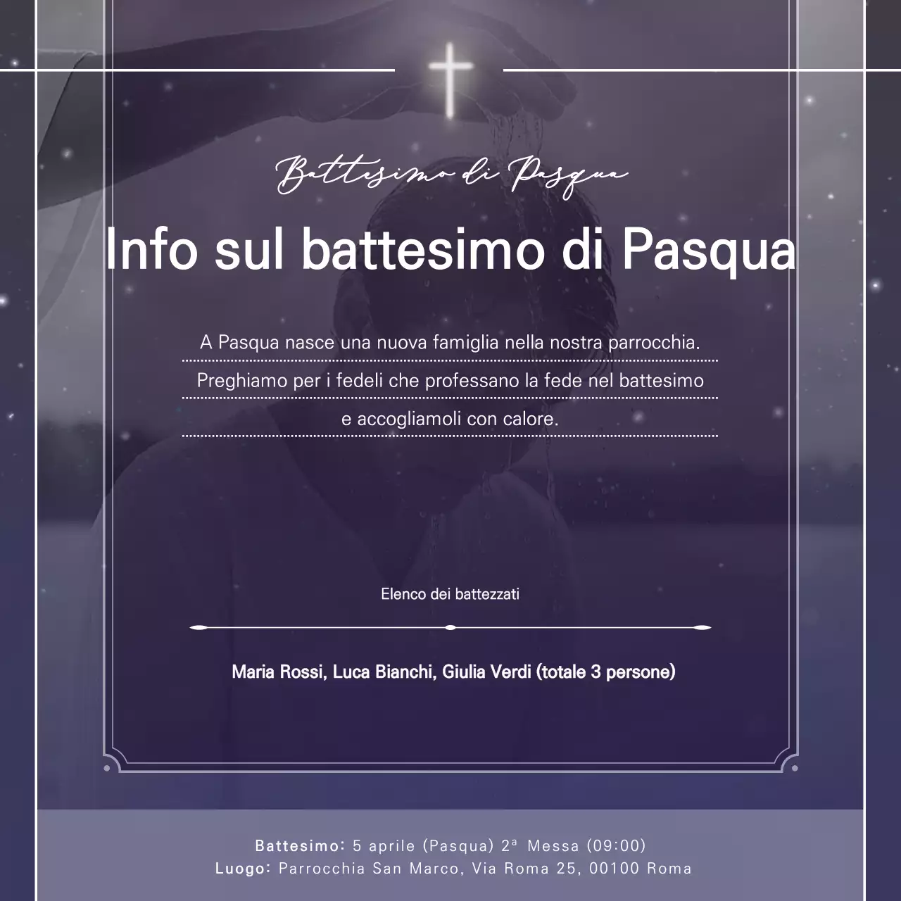 Guida al battesimo pasquale di Bora Clean