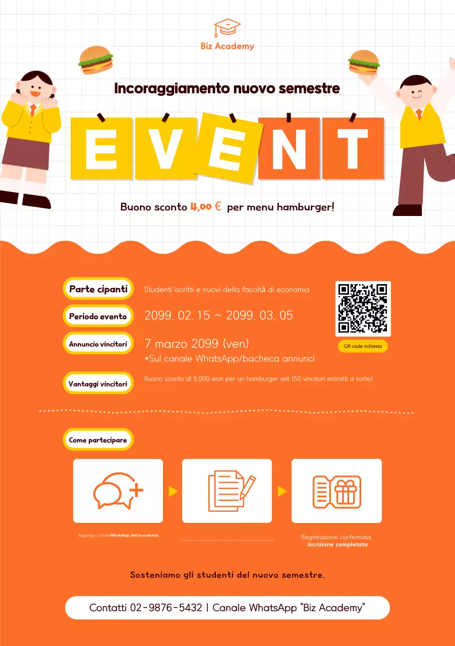 Informazioni sull'evento di supporto per il nuovo semestre dell'Orange Simple Academy