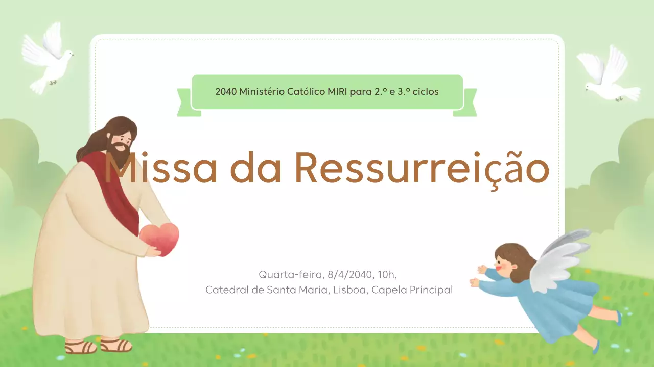 Guia para a Missa de Páscoa Ecológica e Minimalista