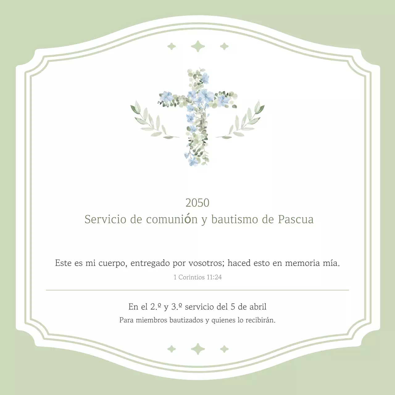 Guía minimalista de Pascua verde