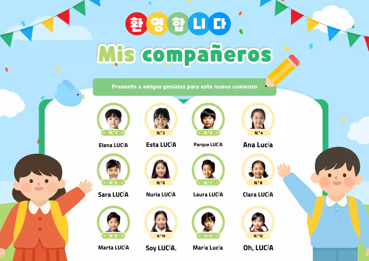 Introducción a Green Cute School Friends