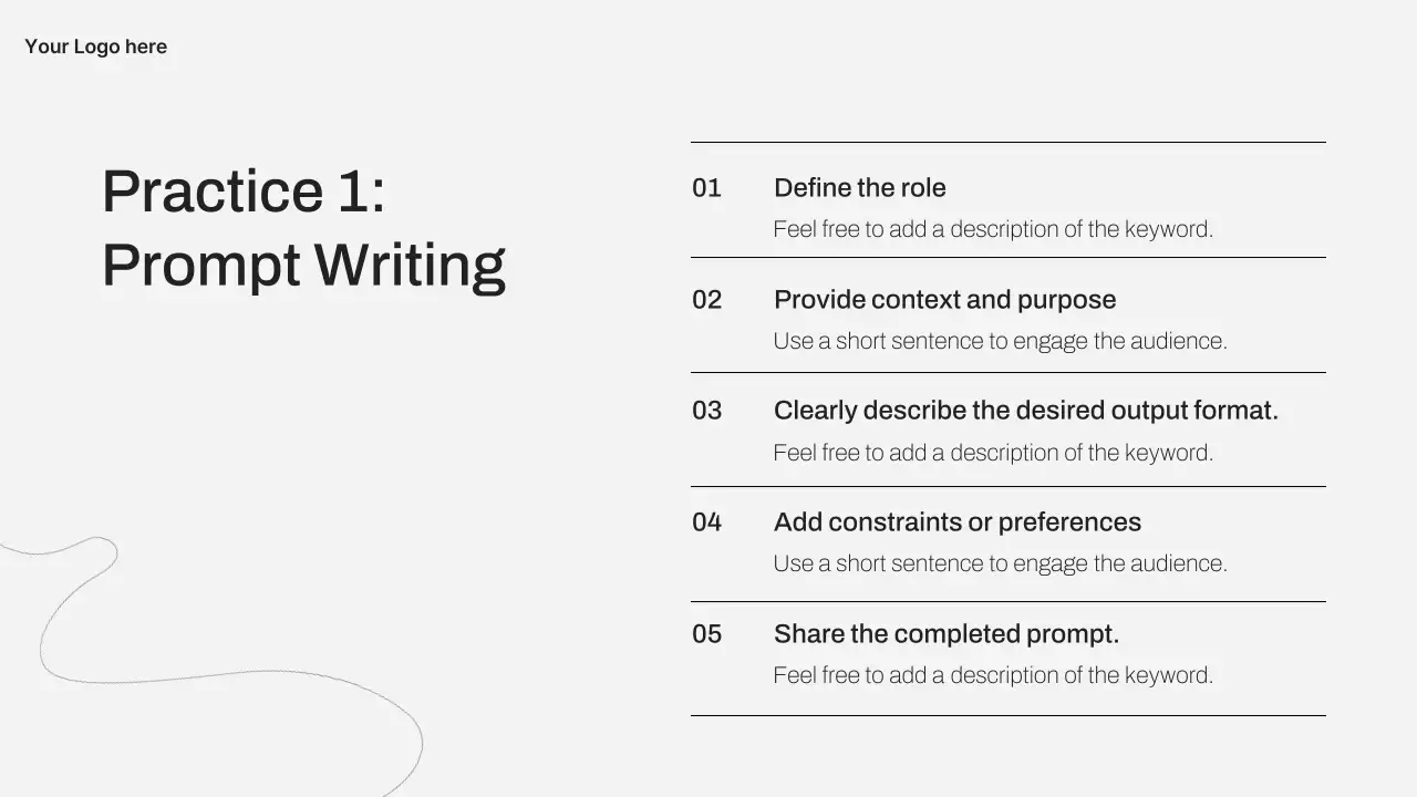 화이트 미니멀 AI 학습 가이드