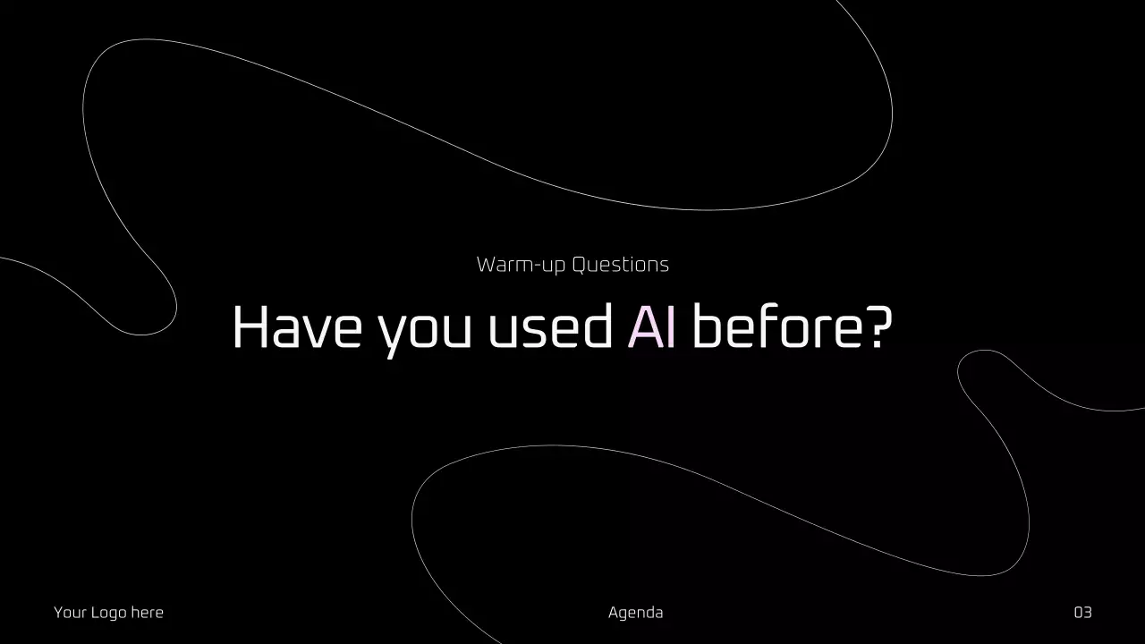 핑크 미니멀 AI 교육 가이드 프레젠테이션