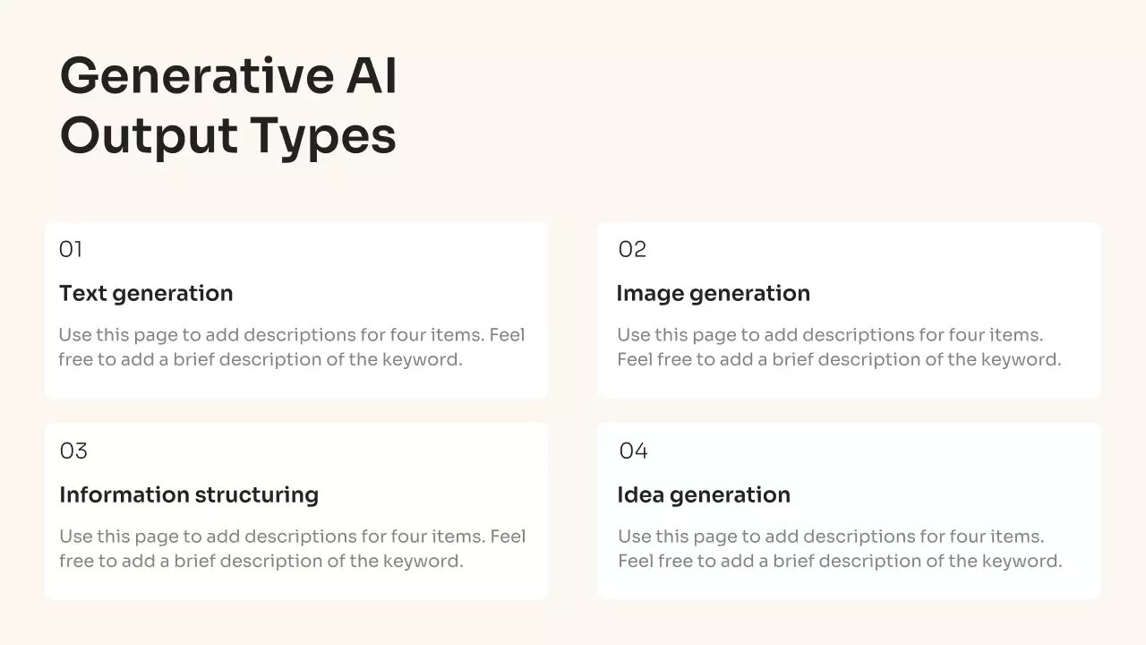 화이트 심플 AI 학습 가이드 프레젠테이션