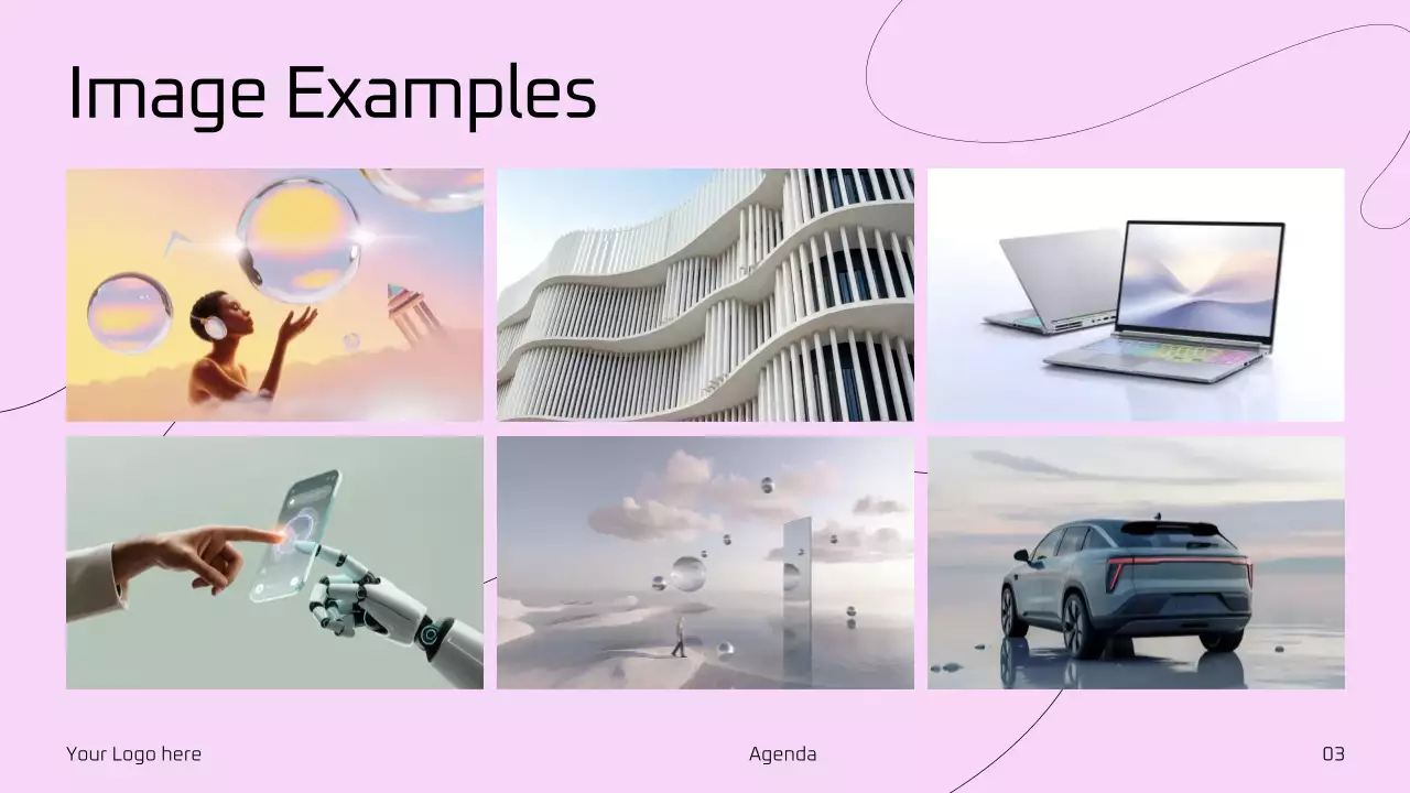 핑크 미니멀 AI 교육 가이드 프레젠테이션