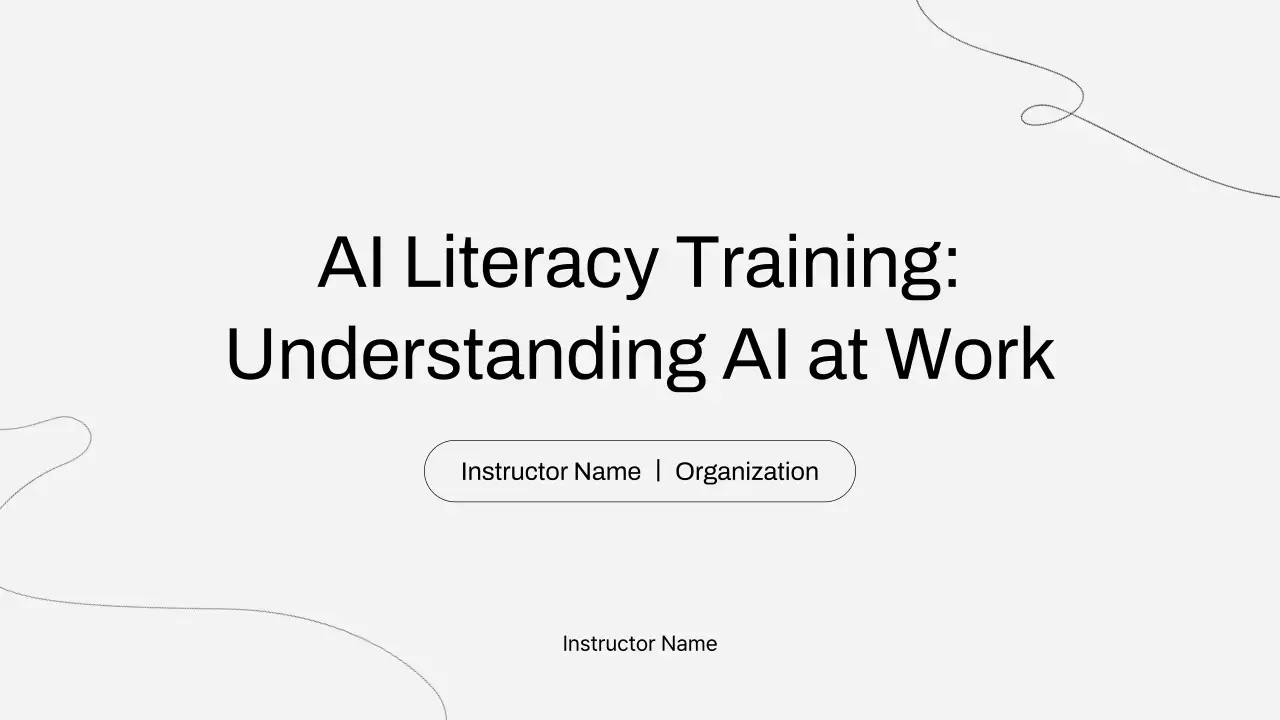 White Minimal AI Training Guide