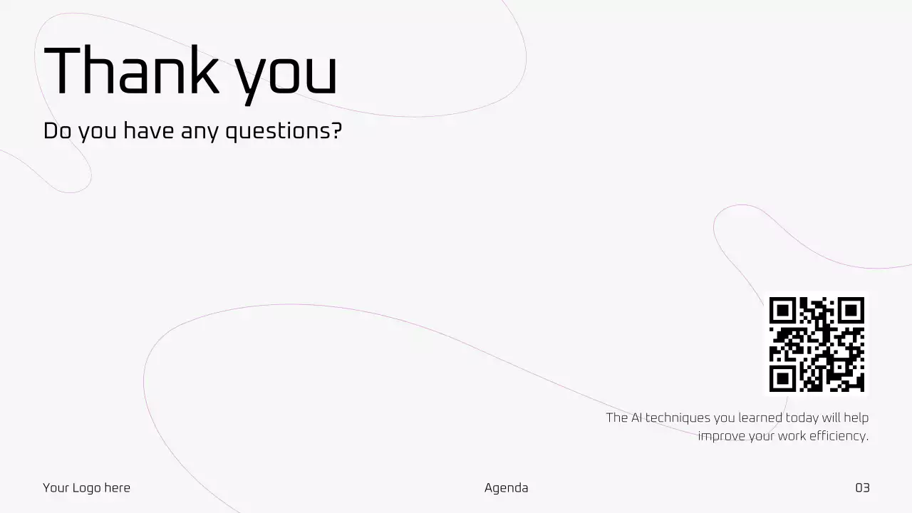 핑크 미니멀 AI 교육 가이드 프레젠테이션