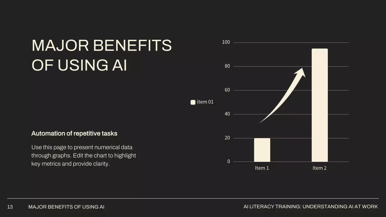 베이지 미니멀 AI 학습 가이드 프레젠테이션