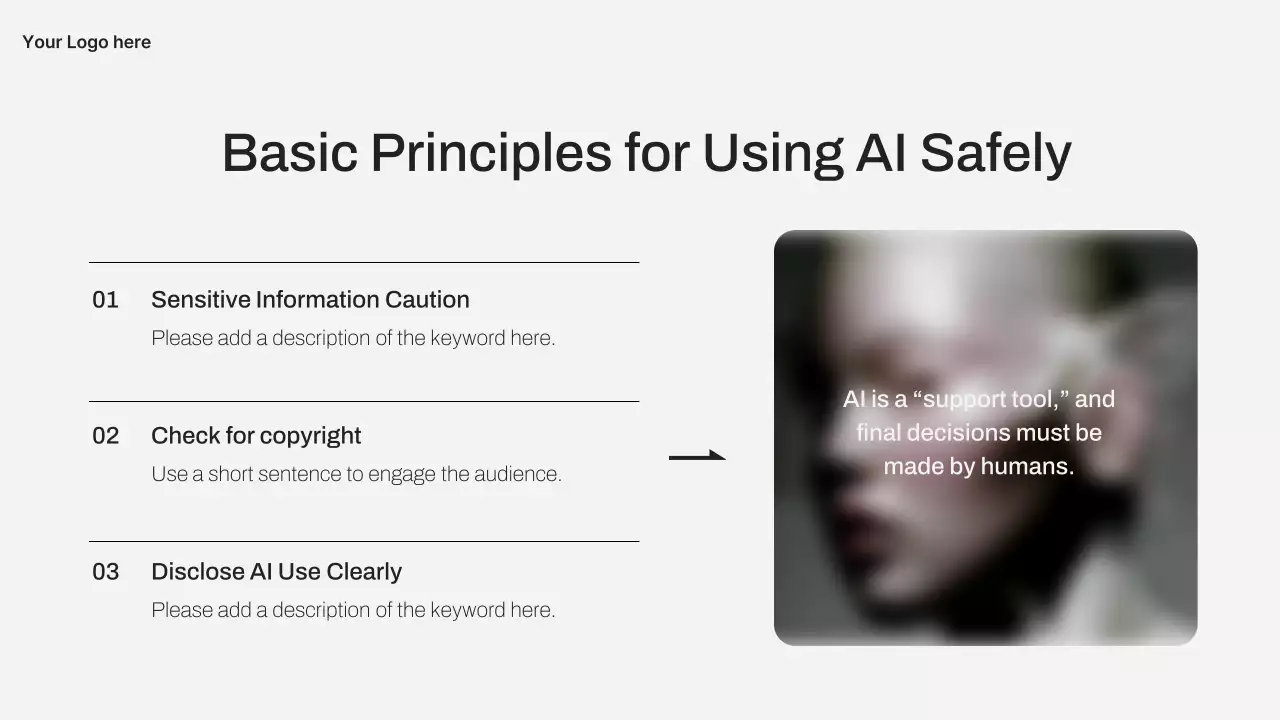 화이트 미니멀 AI 학습 가이드