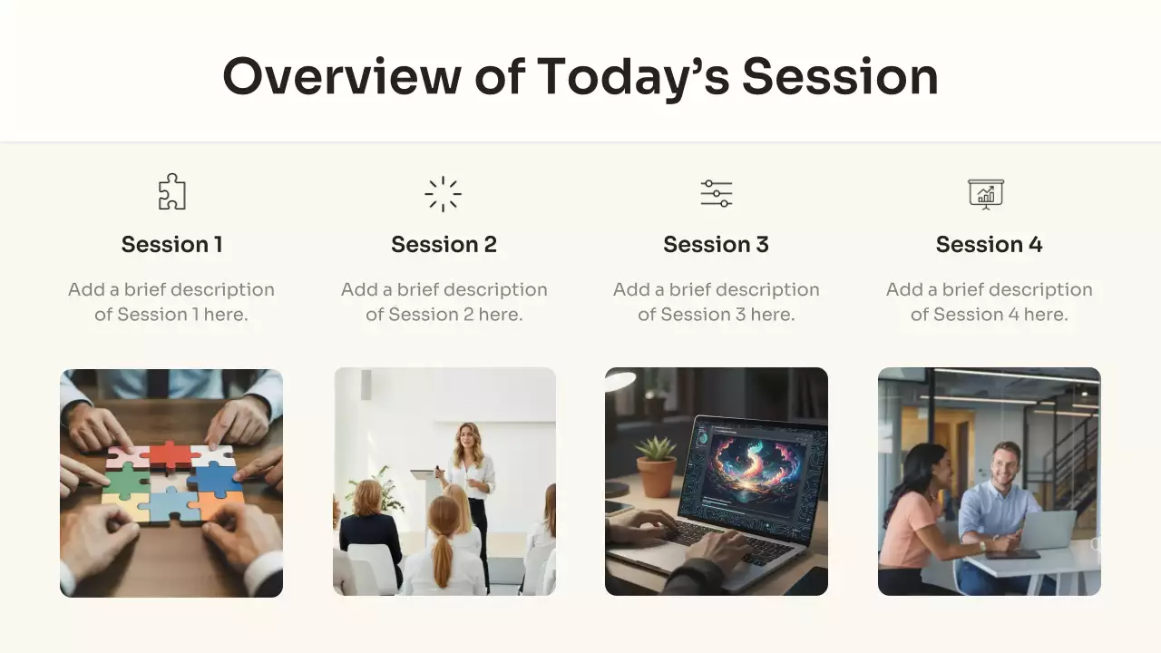 화이트 심플 AI 학습 가이드 프레젠테이션