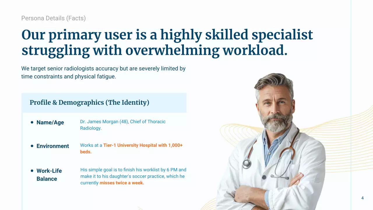 파란색 최신 방사선학 프레젠테이션