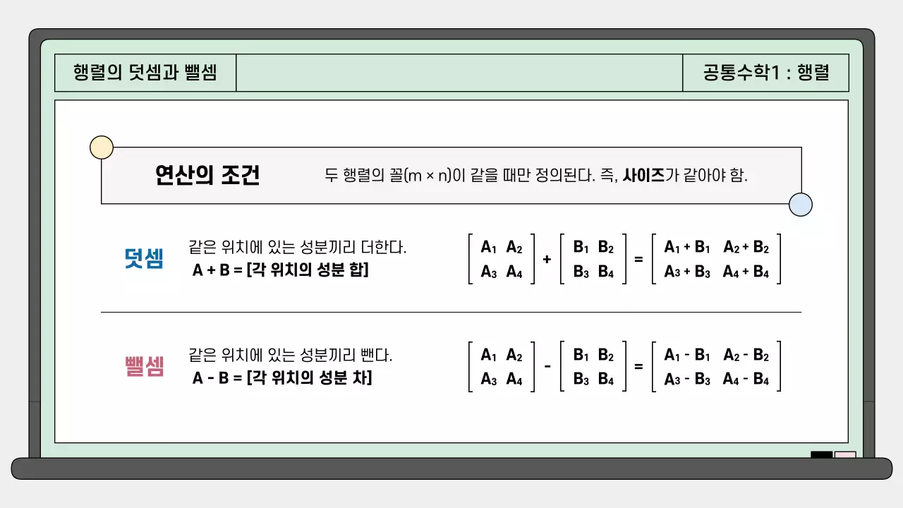 민트 깔끔 고등학교 공통수학 안내