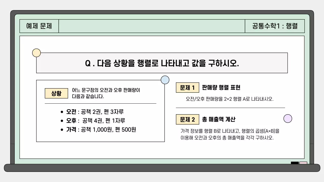 민트 깔끔 고등학교 공통수학 안내