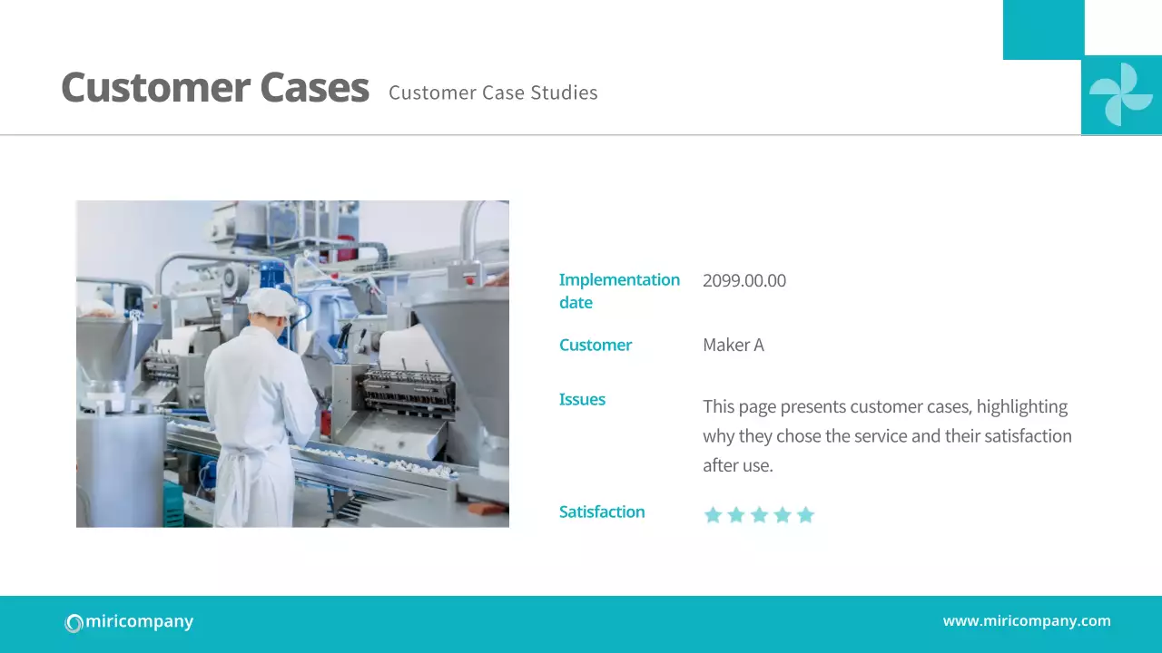 블루 미니멀 비즈니스 플랜