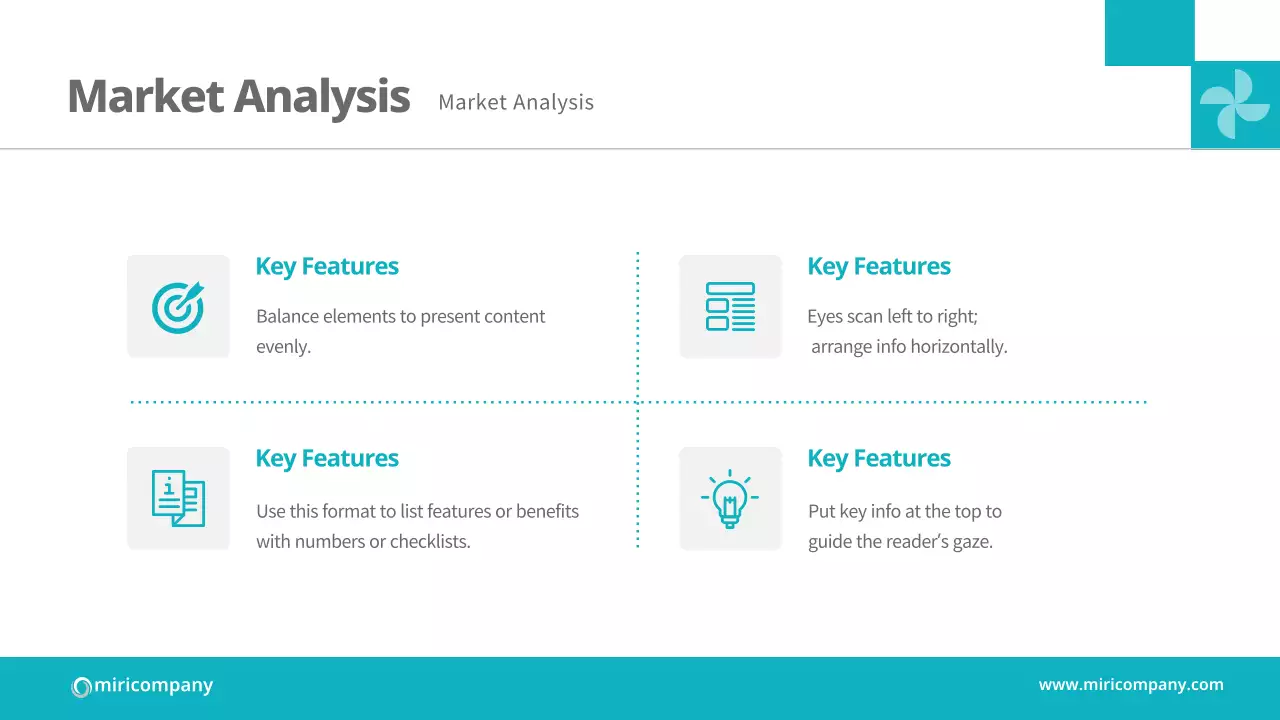 블루 미니멀 비즈니스 플랜