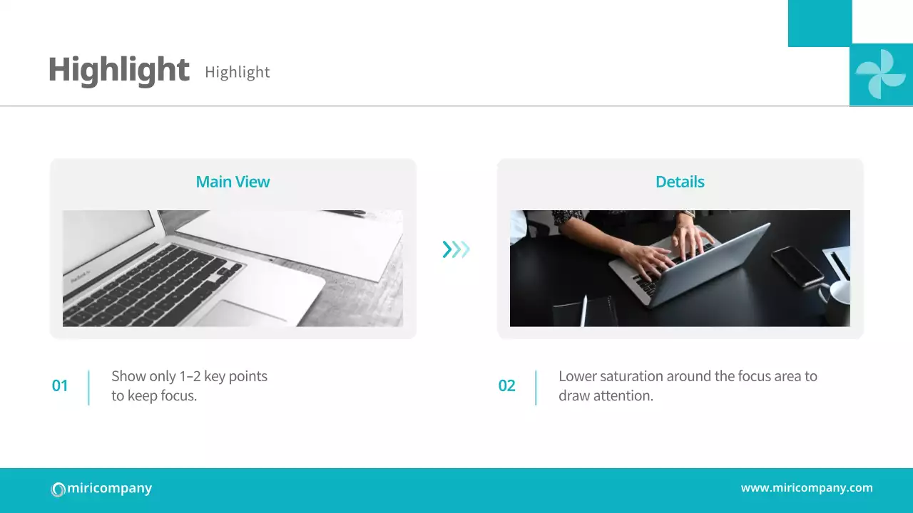 블루 미니멀 비즈니스 플랜