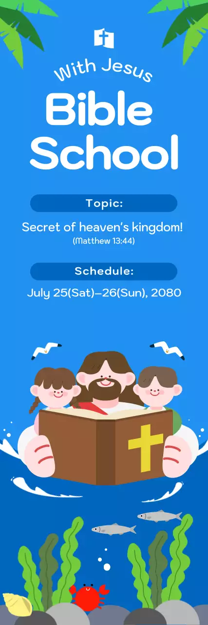 blue simple religious guide