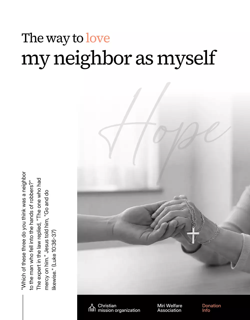 panduan misi Kristen sederhana berwarna krem