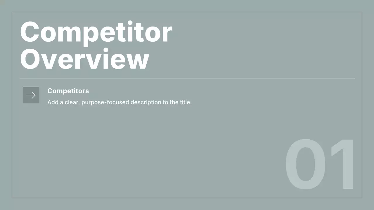 회색 심플 비즈니스 프레젠테이션 가이드