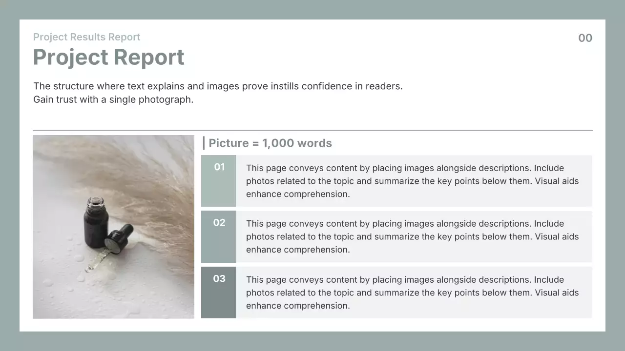 회색 심플 비즈니스 프레젠테이션 가이드