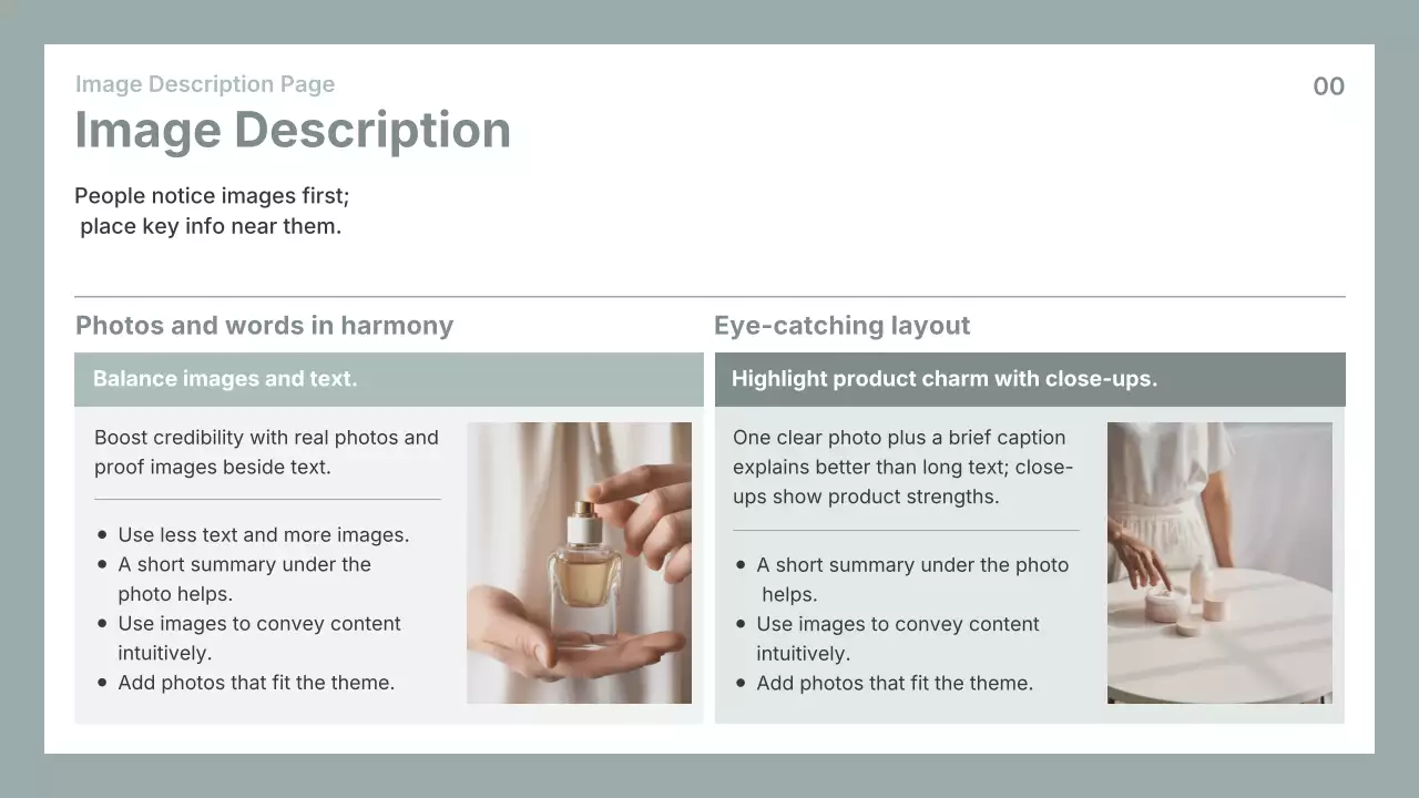 회색 심플 비즈니스 프레젠테이션 가이드