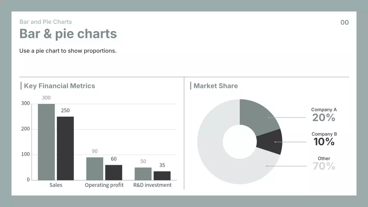 회색 심플 비즈니스 프레젠테이션 가이드