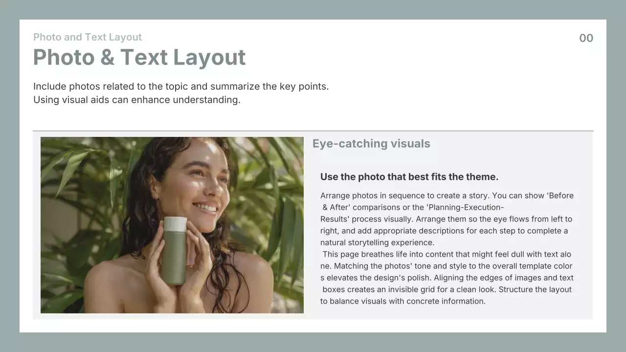회색 심플 비즈니스 프레젠테이션 가이드