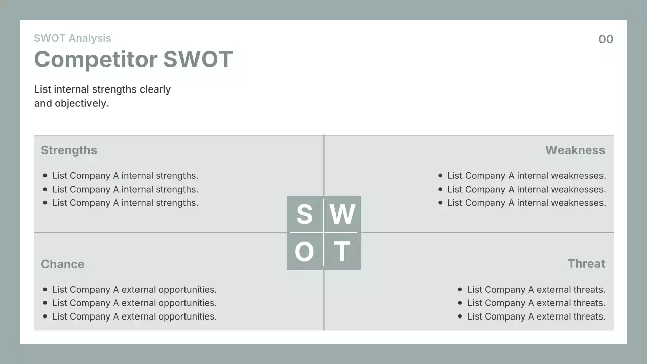 회색 심플 비즈니스 프레젠테이션 가이드