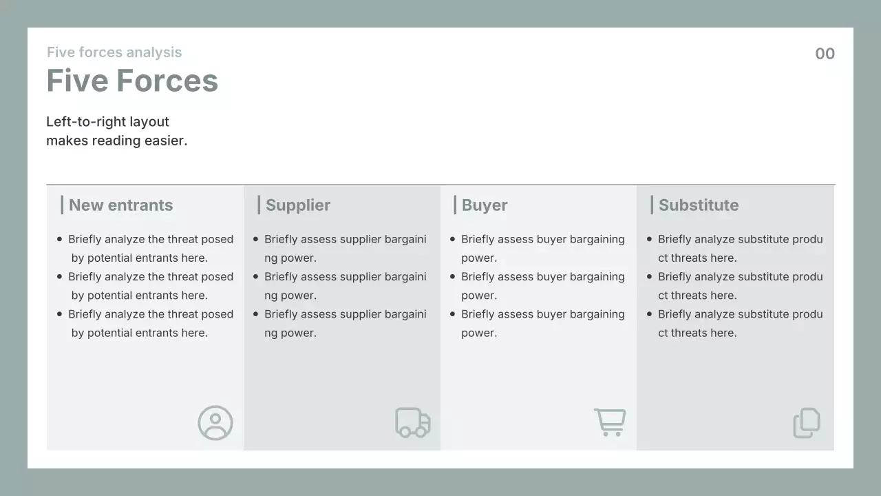 회색 심플 비즈니스 프레젠테이션 가이드