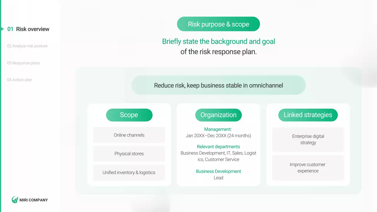 친환경 사업 계획