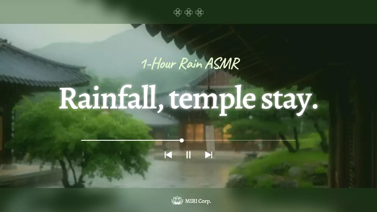 green minimalist ASMR relaxation guide