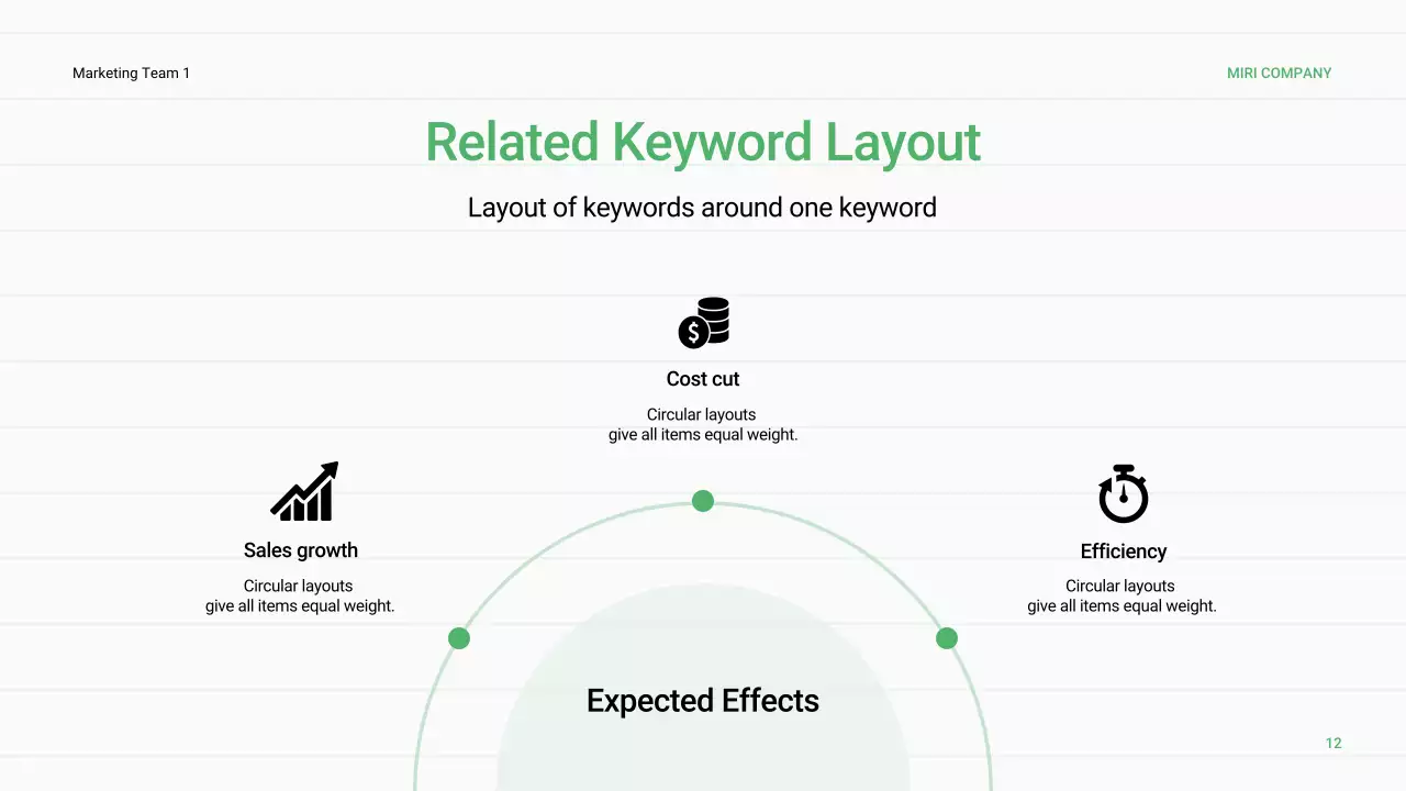 녹색 최소 비즈니스 보고서