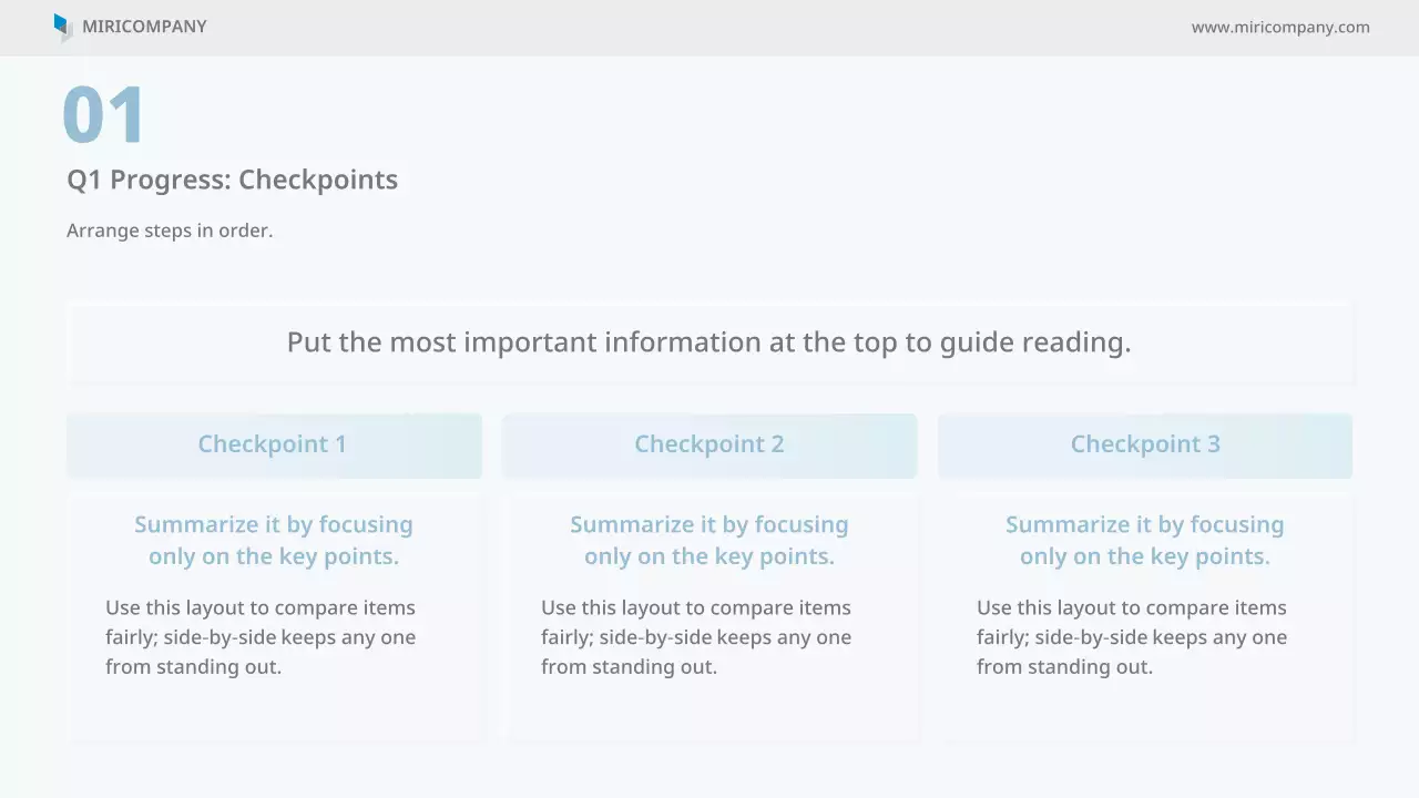 파란색 미니멀 비즈니스 프레젠테이션 가이드