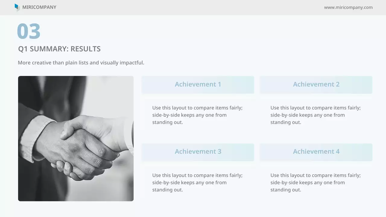 파란색 미니멀 비즈니스 프레젠테이션 가이드