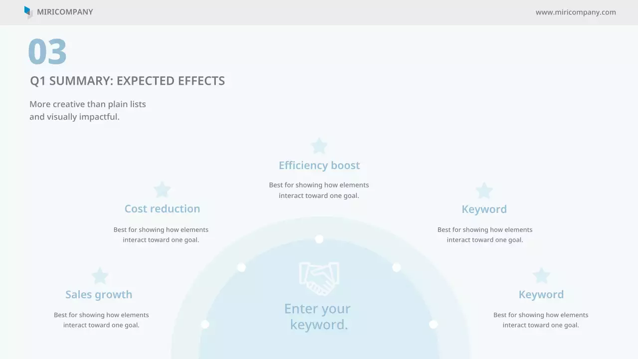 파란색 미니멀 비즈니스 프레젠테이션 가이드