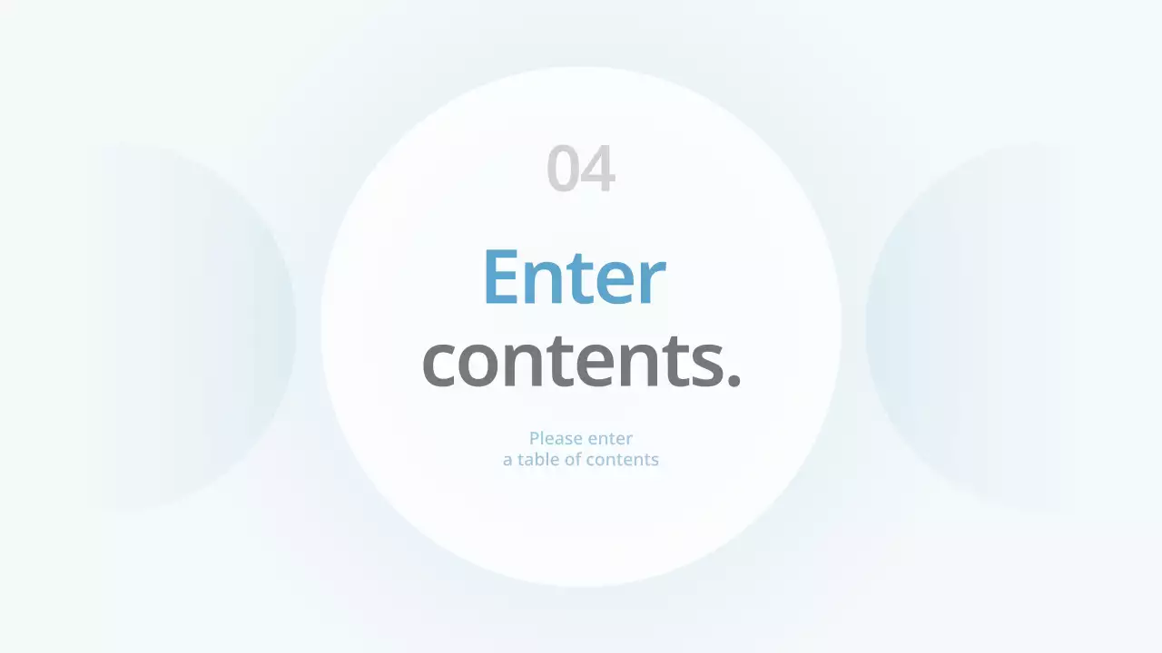 파란색 미니멀 비즈니스 프레젠테이션 가이드