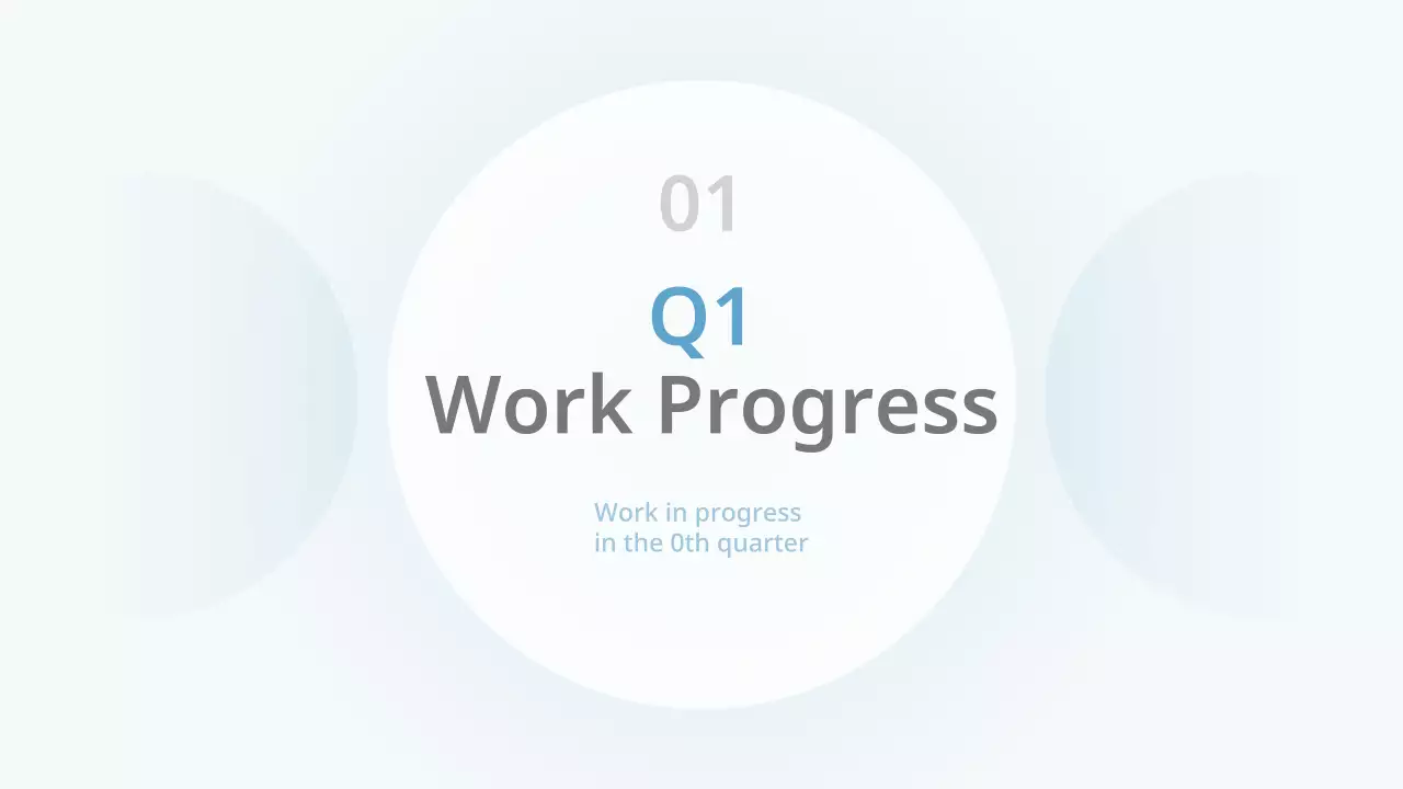 파란색 미니멀 비즈니스 프레젠테이션 가이드