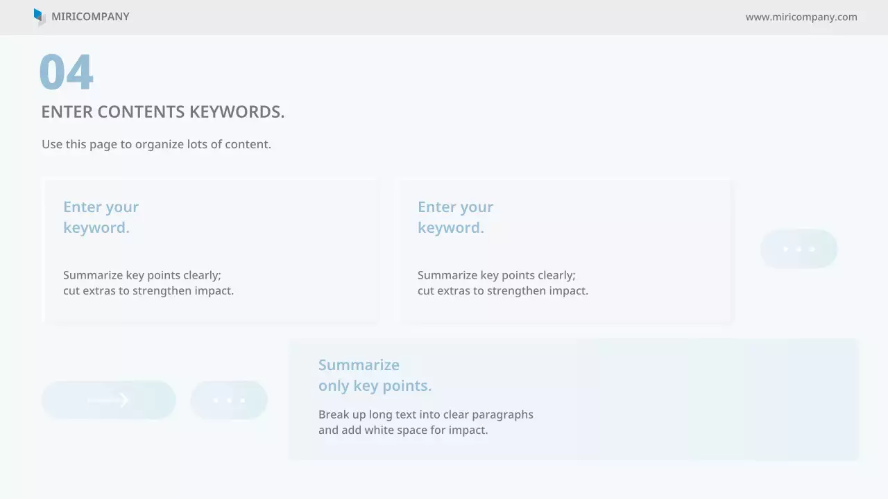 파란색 미니멀 비즈니스 프레젠테이션 가이드