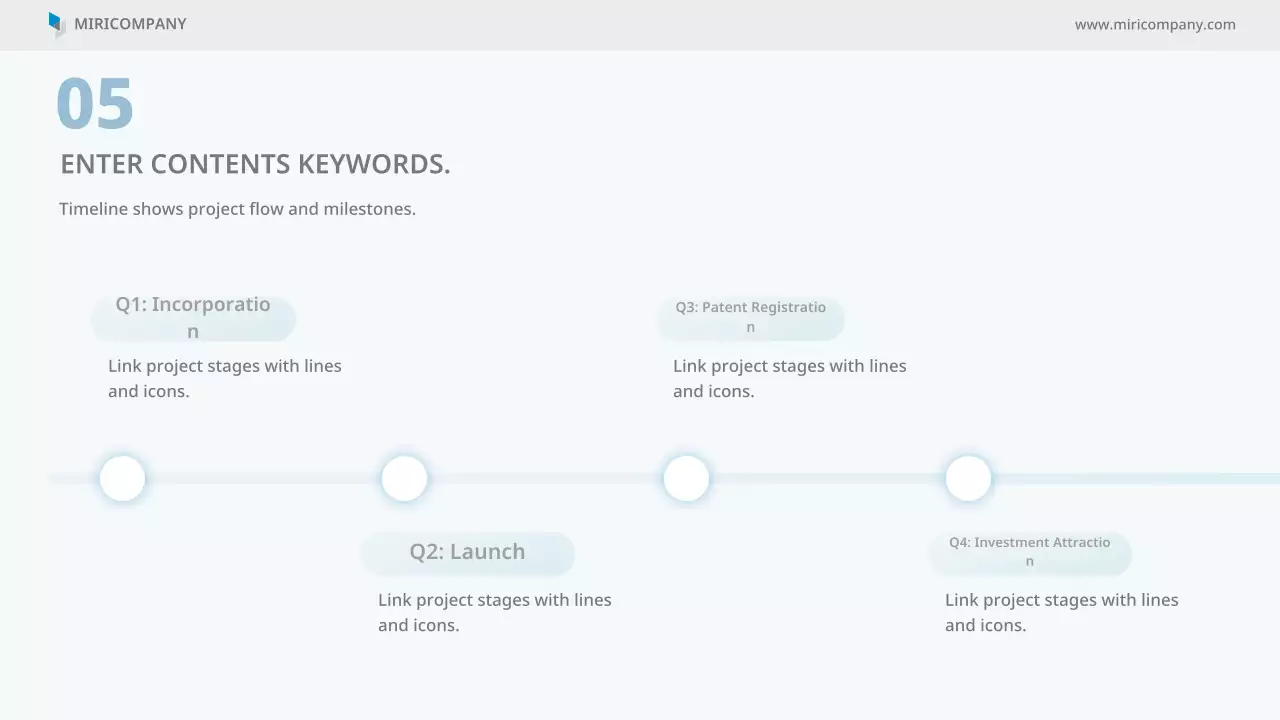 파란색 미니멀 비즈니스 프레젠테이션 가이드