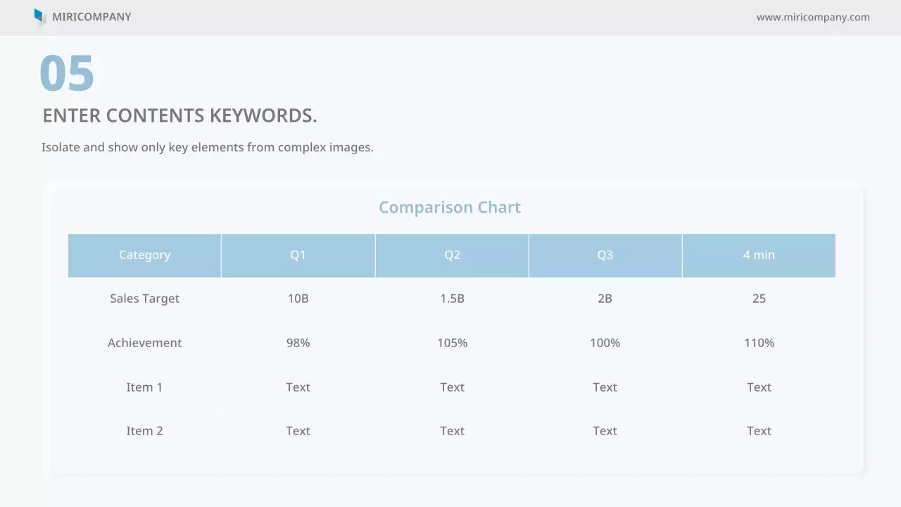 파란색 미니멀 비즈니스 프레젠테이션 가이드