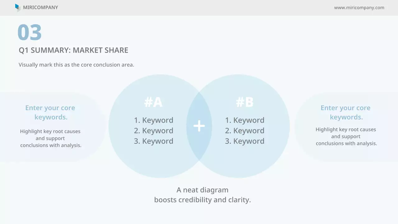 파란색 미니멀 비즈니스 프레젠테이션 가이드