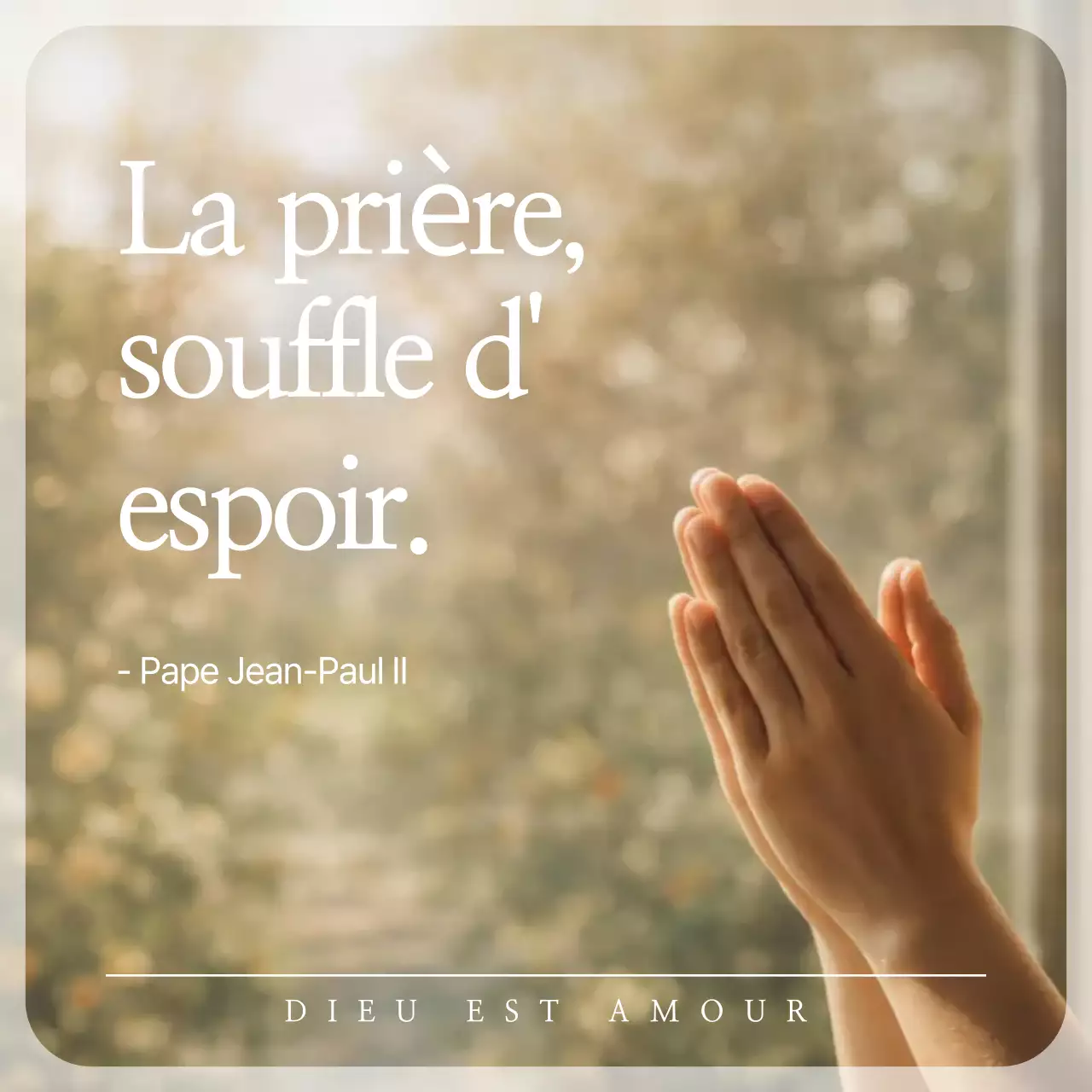 Guide de prière simple beige