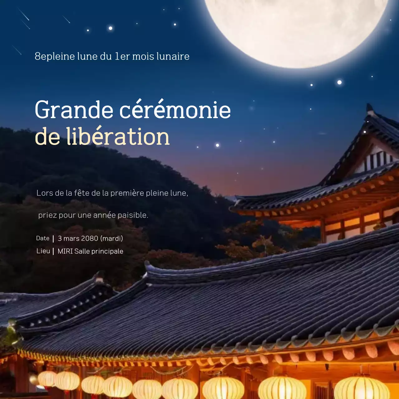 Guide de l'Assemblée du Dharma Traditionnel Avancé Bleu
