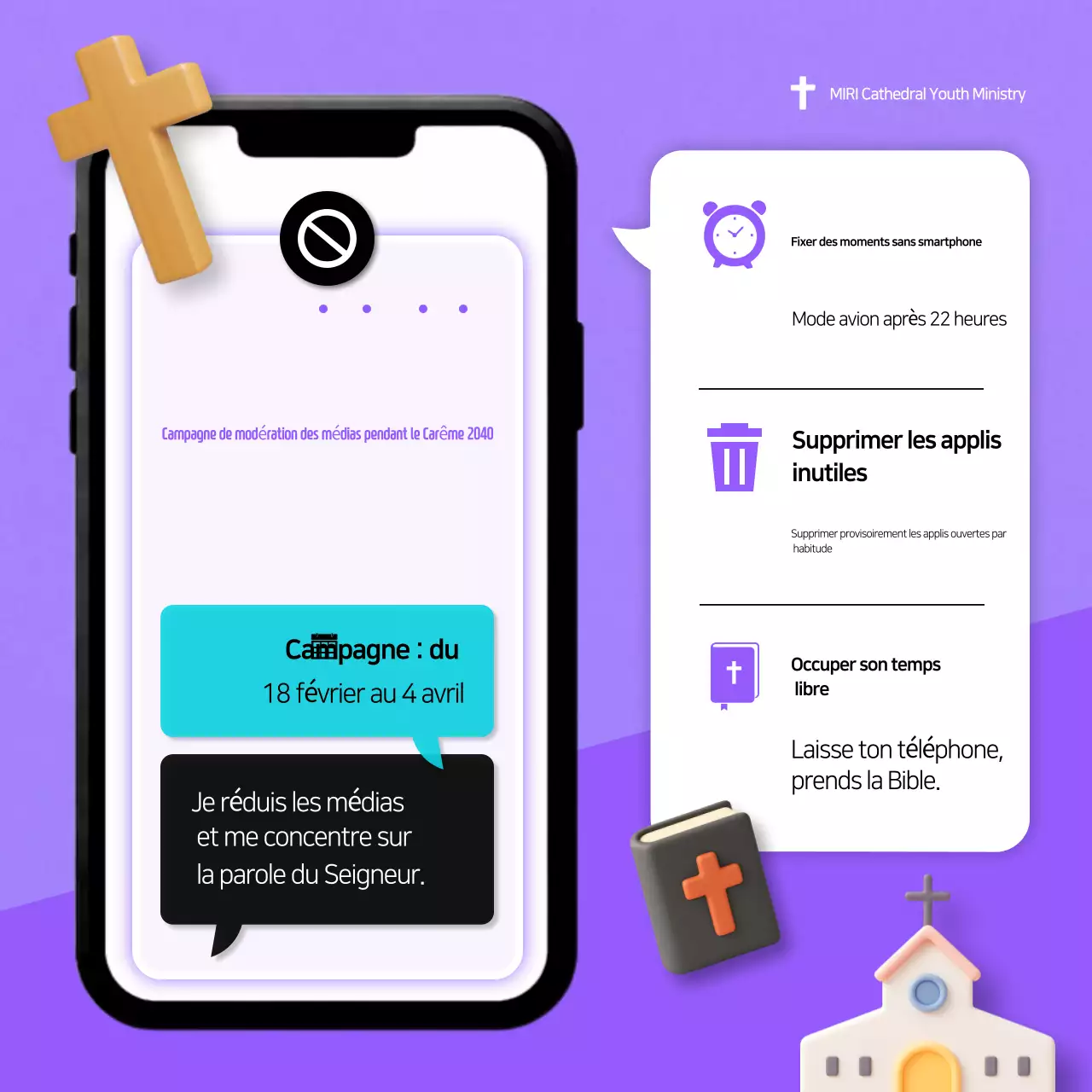 Guide de la campagne Bora pour l'abstinence médiatique minimale chez les jeunes
