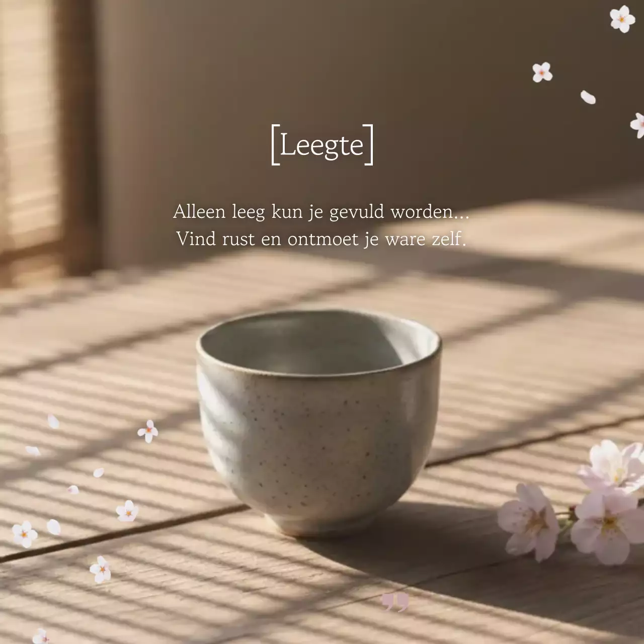 Beige Eenvoudige Mindfulness Gids