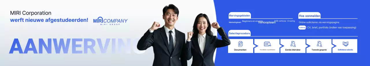 Aankondiging werving nieuwe medewerkers Blue Clean