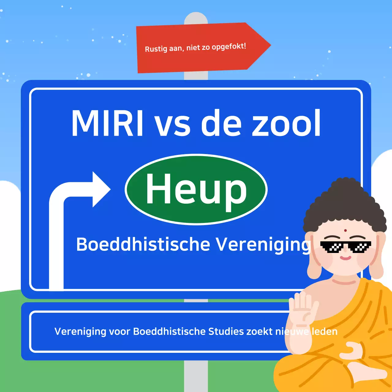 Wervingsbericht van de Blue Clean Buddhist Club