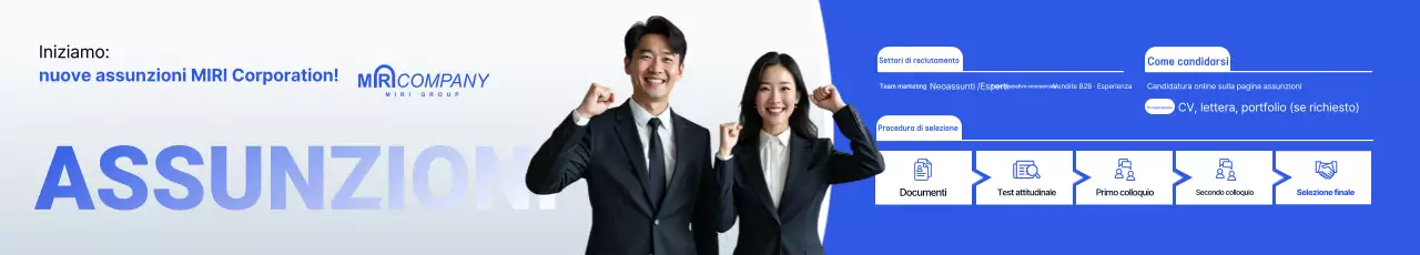 Annuncio di reclutamento di nuovi dipendenti Blue Clean