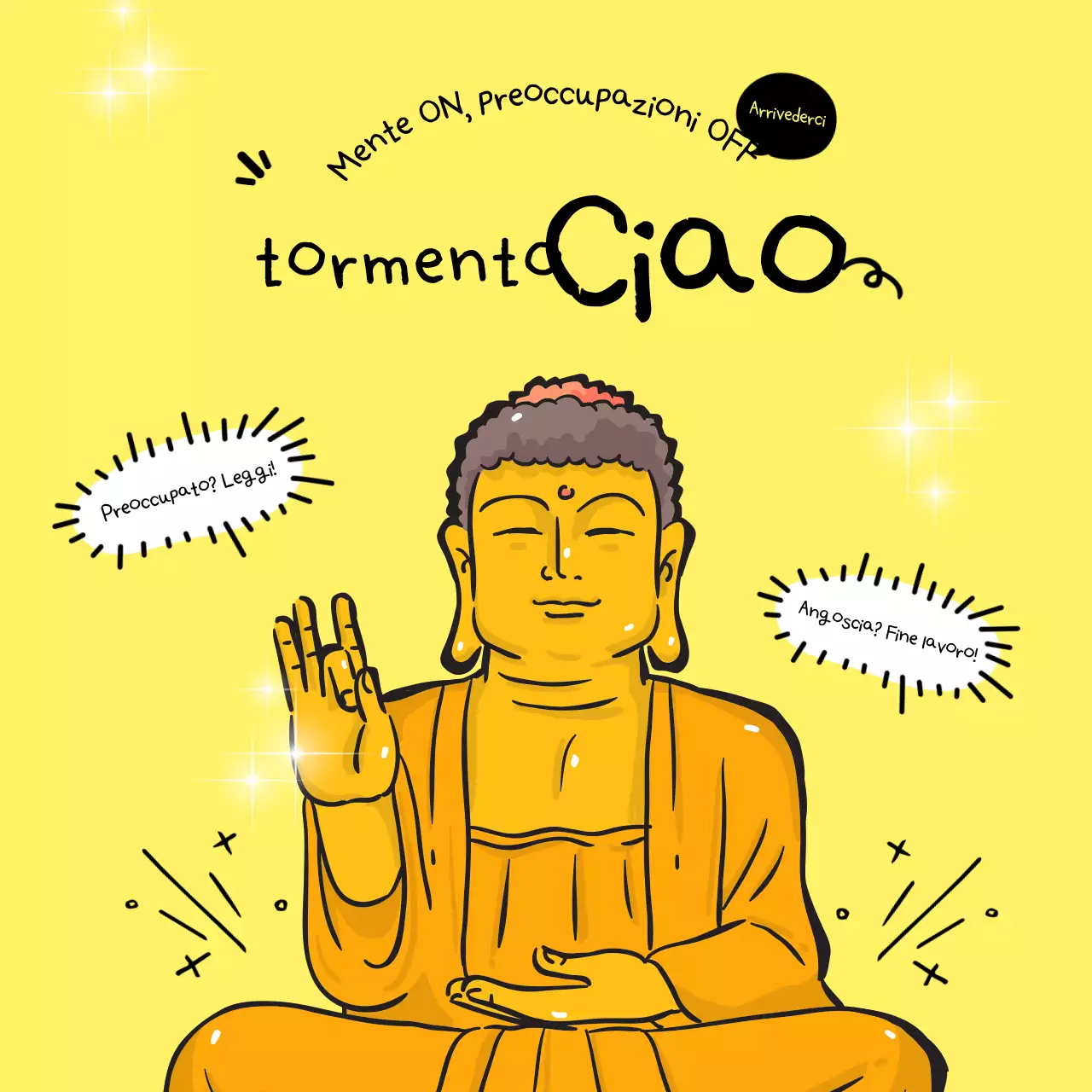 Guida semplice alla meditazione buddista gialla